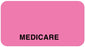 Medical Labels - Medicare Insurance Label, 1-5/8" x 7/8"
