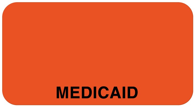 Medical Labels - Account Identification Label, 1-5/8" x 7/8"