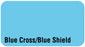 Medical Labels - Blue Cross Insurance Label, 1-5/8" x 7/8"
