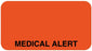 Medical Labels - Medical Alert Label, 1-5/8" x 7/8"