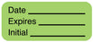 Medical Labels - DATE EXPIRES Label, 7/8" x 3/8"