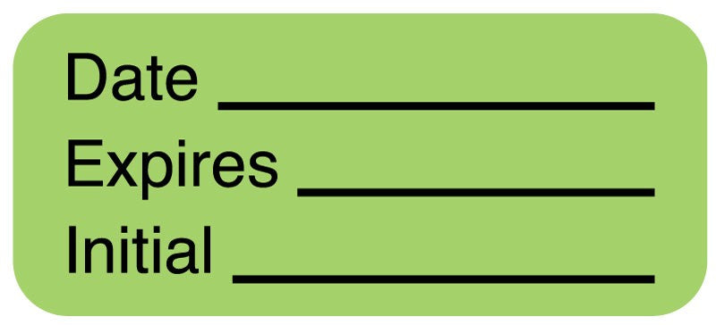Medical Labels - DATE EXPIRES Label, 7/8" x 3/8"