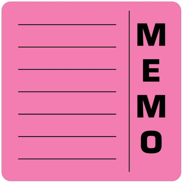 Medical Labels - Memo Note Label, 2-1/2" x 2-1/2"