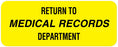 Medical Labels - Department Aid Labels, 2-1/4" x 7/8"