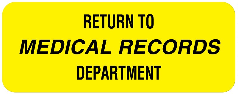 Medical Labels - Department Aid Labels, 2-1/4" x 7/8"