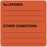 Medical Labels - Allergy Alert Label, 2-1/2" x 2-1/2"
