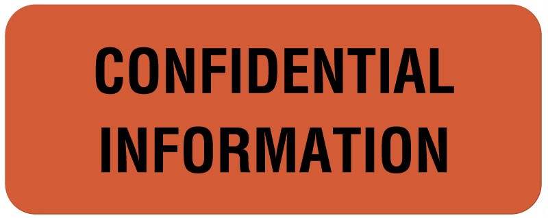 Medical Labels - Disclosure Label, 2-1/4" x 7/8"