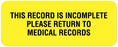 Medical Labels - Department Aid Labels, 2-1/4" x 7/8"