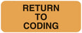 Medical Labels - Coding Label, 2-1/4" x 7/8"