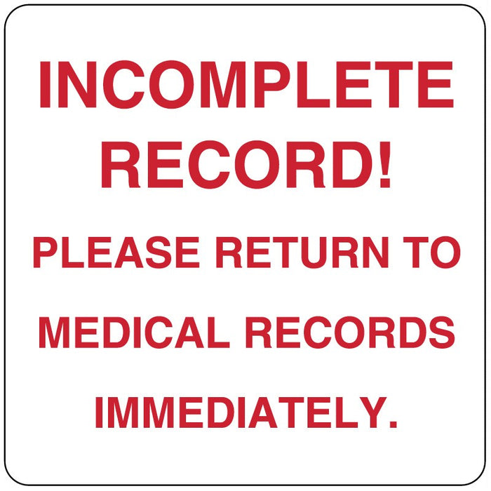 Medical Labels - Department Aid Labels, 2-1/2" x 2-1/2"