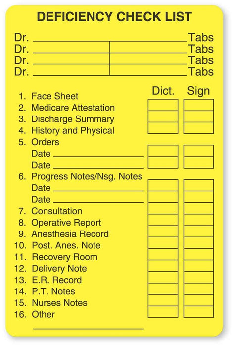 Medical Labels - Internal Processing Label, 2-5/8" x 4"