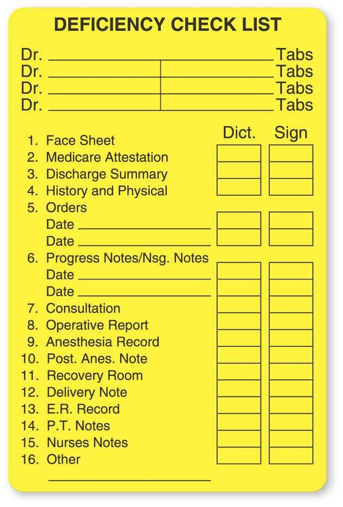 Medical Labels - Internal Processing Label, 2-5/8" x 4"