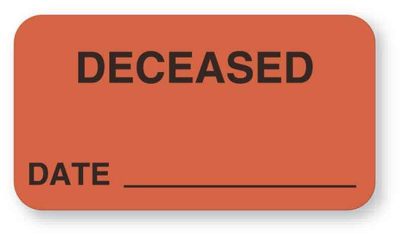 Medical Labels - Chart Labels, 1-5/8" x 7/8"