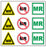 Medical Labels - MRI Safety, 1-1/2" x 1-1/2"