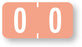 Medical Labels - Numeric File Folder Label - Tab 1277 Compatible, 1" x 1/2"
