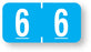 Medical Labels - Numeric File Folder Label - Tab 1277 Compatible, 1" x 1/2"
