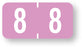 Medical Labels - Numeric File Folder Label - Tab 1277 Compatible, 1" x 1/2"