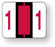 Medical Labels - Numeric File Folder Label - Tab 1282 Compatible, 1-1/4" x 1"