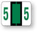 Medical Labels - Numeric File Folder Label - Tab 1282 Compatible, 1-1/4" x 1"
