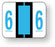 Medical Labels - Numeric File Folder Label - Tab 1282 Compatible, 1-1/4" x 1"