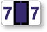 Medical Labels - Numeric File Folder Label - Ident-A-File, 1-1/2" x 1"