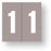 Medical Labels - Numeric File Folder Label - Ames Compatible, 1-7/8" x 1-7/8"