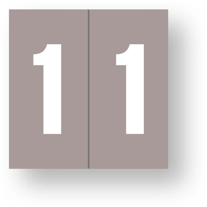 Medical Labels - Numeric File Folder Label - Ames Compatible, 1-7/8" x 1-7/8"