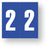 Medical Labels - Numeric File Folder Label - Ames Compatible, 1-7/8" x 1-7/8"