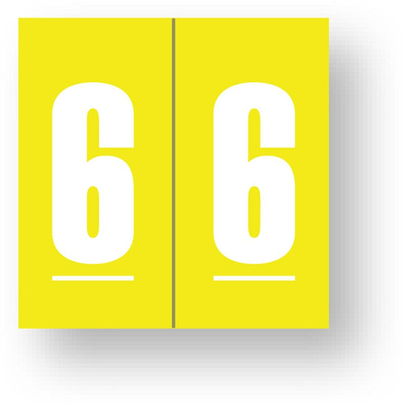 Medical Labels - Numeric File Folder Label - Ames Compatible, 1-7/8" x 1-7/8"