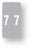Medical Labels - Numeric File Folder Label - Smead LCC Compatible - Gray, 1" x 2"