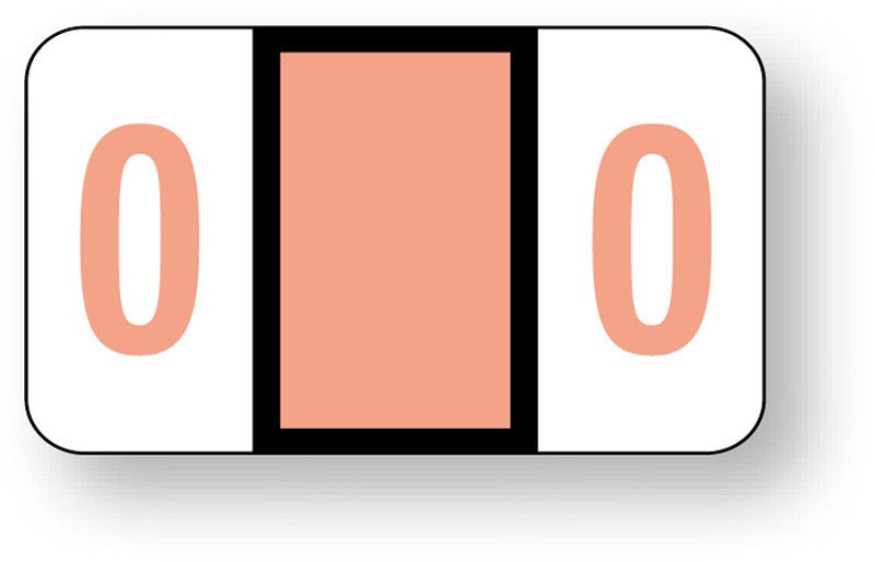 Medical Labels - Numeric File Folder Label - Jeter 6100 Compatible, 1-5/8" x 15/16"