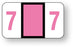 Medical Labels - Numeric File Folder Label - Jeter 6100 Compatible, 1-5/8" x 15/16"