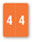 Medical Labels - Smead Compatible XLCC Numeric Series, 1-1/2" x 2"