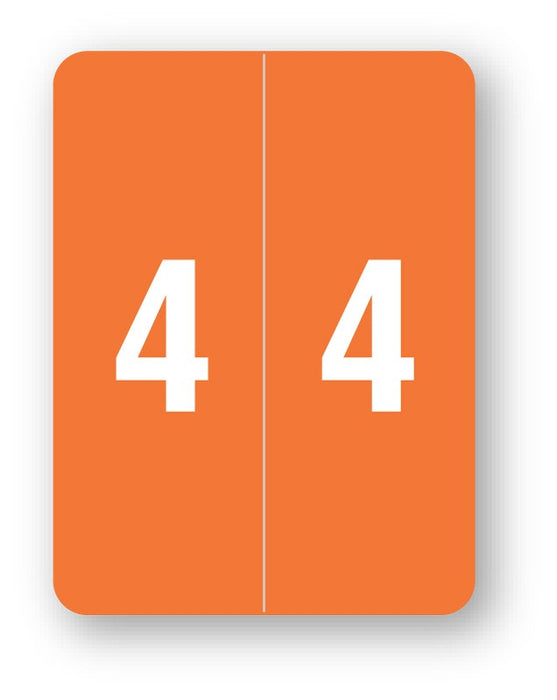 Medical Labels - Smead Compatible XLCC Numeric Series, 1-1/2" x 2"