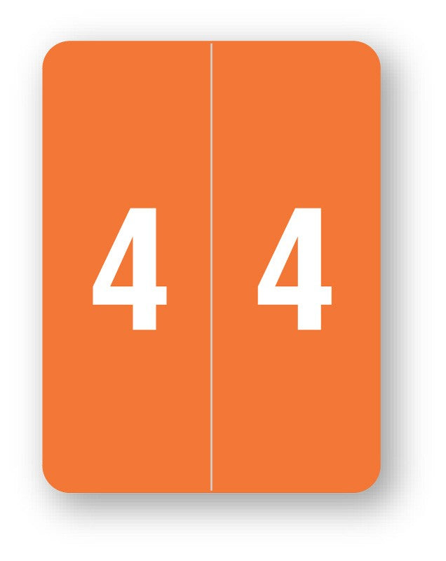 Medical Labels - Smead Compatible XLCC Numeric Series, 1-1/2" x 2"