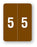 Medical Labels - Smead Compatible XLCC Numeric Series, 1-1/2" x 2"