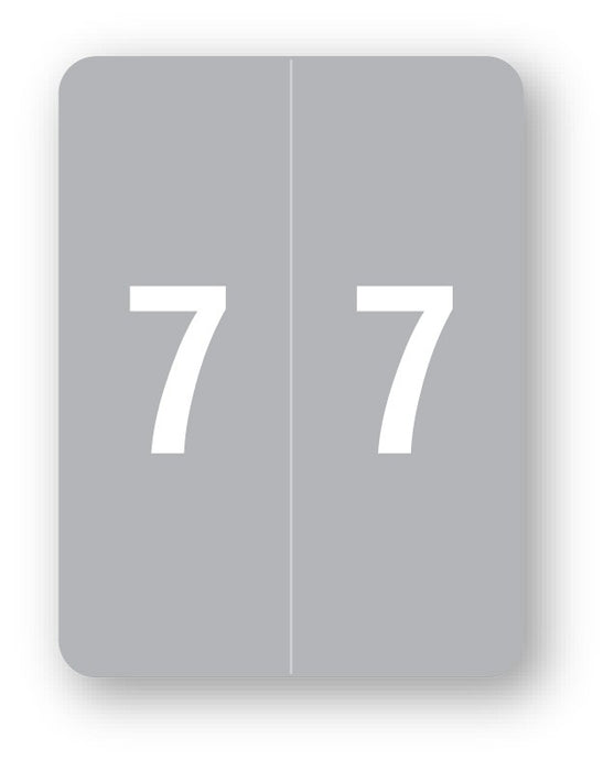 Medical Labels - Smead Compatible XLCC Numeric Series, 1-1/2" x 2"