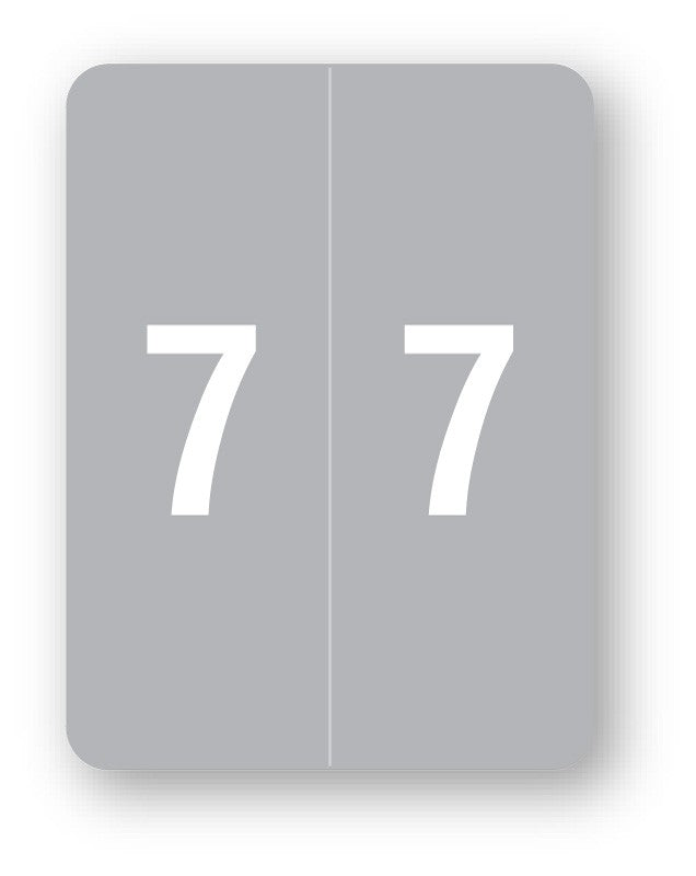 Medical Labels - Smead Compatible XLCC Numeric Series, 1-1/2" x 2"