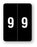 Medical Labels - Smead Compatible XLCC Numeric Series, 1-1/2" x 2"