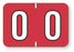 Medical Labels - Numeric File Folder Label - Barkley Compatible, 1-1/2" x 1"