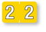 Medical Labels - Numeric File Folder Label - Barkley Compatible, 1-1/2" x 1"