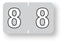 Medical Labels - Numeric File Folder Label - Barkley Compatible, 1-1/2" x 1"