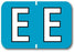 Medical Labels - Colwell Jewel Tone Alpha Filing System Labels, 1-1/2" x 1"
