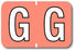 Medical Labels - Colwell Jewel Tone Alpha Filing System Labels, 1-1/2" x 1"