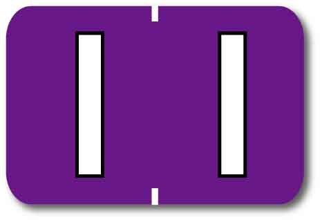 Medical Labels - Colwell Jewel Tone Alpha Filing System Labels, 1-1/2" x 1"