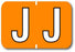 Medical Labels - Colwell Jewel Tone Alpha Filing System Labels, 1-1/2" x 1"