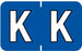 Medical Labels - Colwell Jewel Tone Alpha Filing System Labels, 1-1/2" x 1"