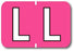Medical Labels - Colwell Jewel Tone Alpha Filing System Labels, 1-1/2" x 1"