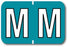 Medical Labels - Colwell Jewel Tone Alpha Filing System Labels, 1-1/2" x 1"
