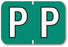 Medical Labels - Colwell Jewel Tone Alpha Filing System Labels, 1-1/2" x 1"